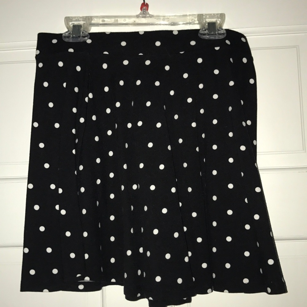 Polka dot circle skirt